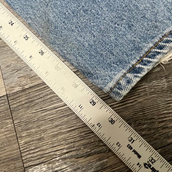 Vintage Y2K 2000s Levis 550 Faded Blue Men 36x30 Relaxed Fit Denim Jeans Red Tab - Picture 7 of 11